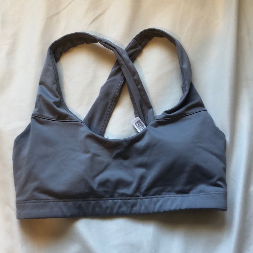 Grey Victoria secret sports bra